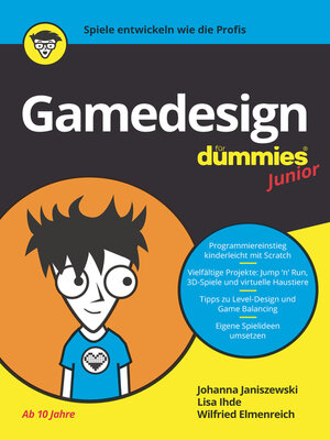cover image of Gamedesign f&uuml;r Dummies Junior